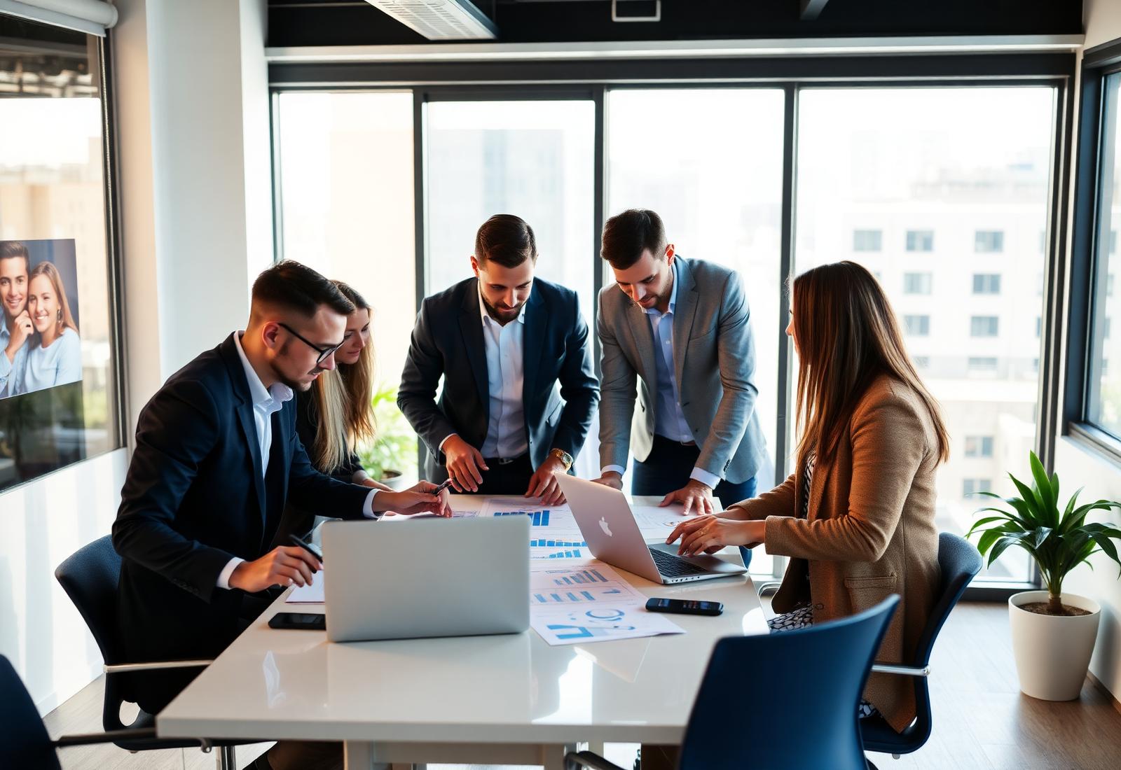 Lorvax Studio team in a strategy meeting